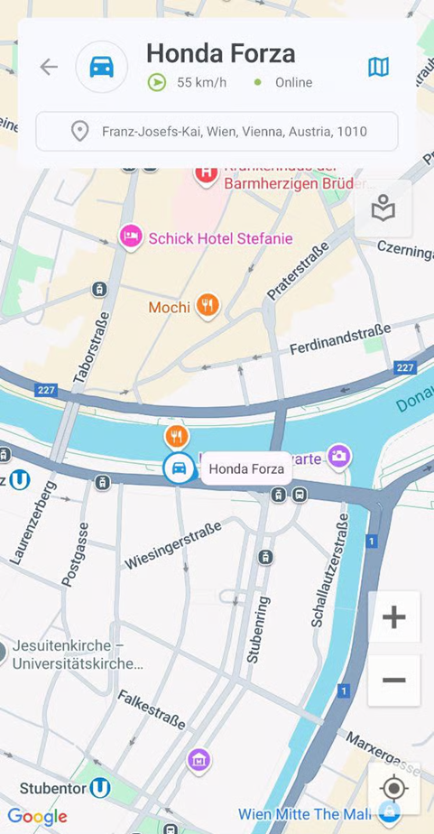 Fullscreen map
