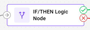IF/THEN Logic node tile